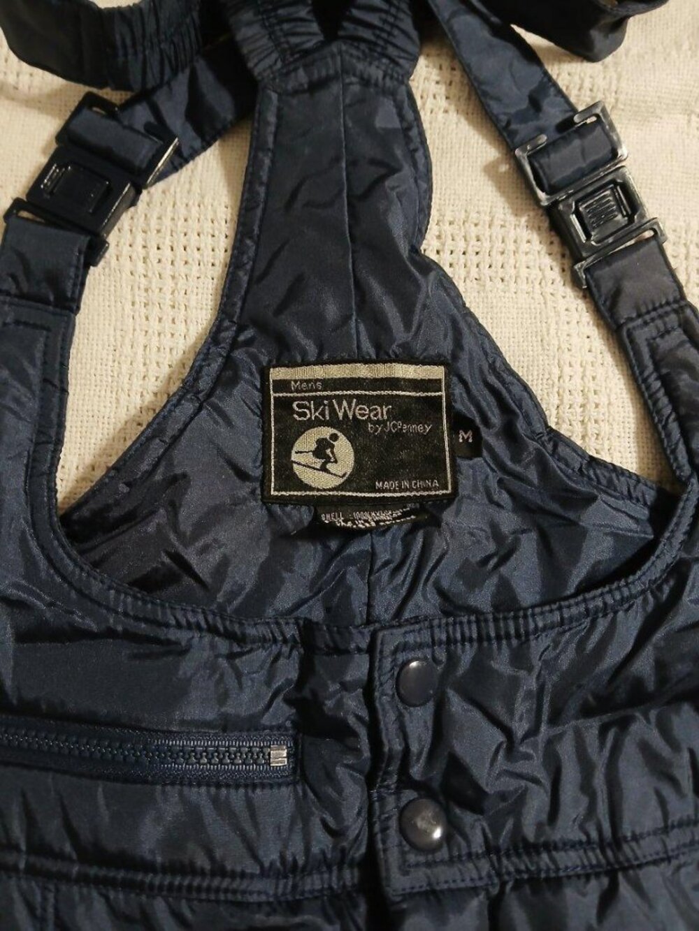 Dark Navy Ski bib overalls